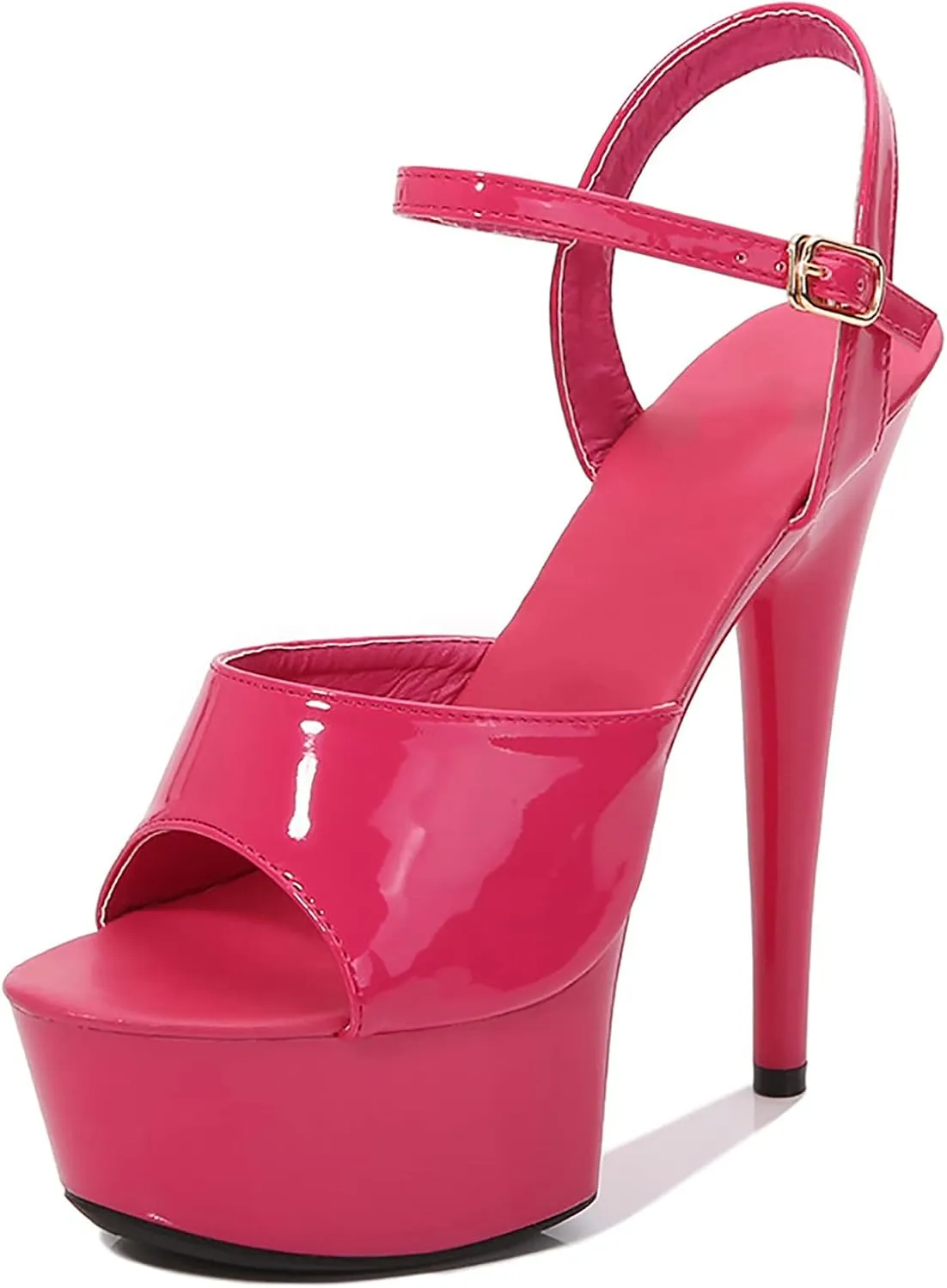 15CM/5.90IN Stripper Heels Women Shoes Summer Platform High Heels Sandals Thin-Heeled Sexy Nightclub Model Catwalk Shoes