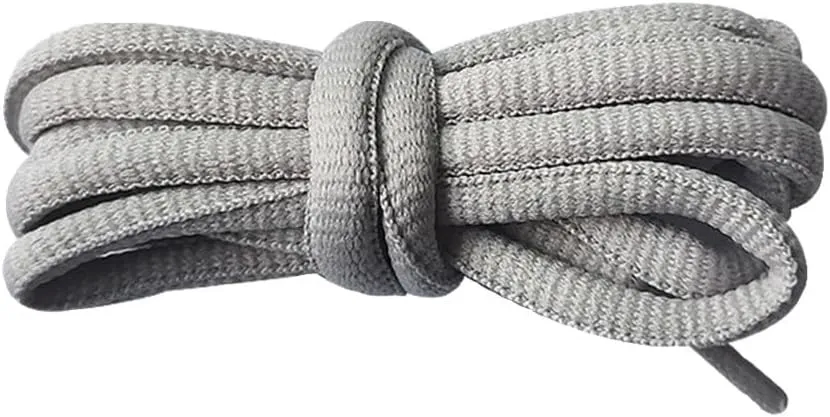 3Pairs Semi-circular Shoelace Sneakers Canvas Shoes Basketball Shoes Black And White Color Shoelaces.