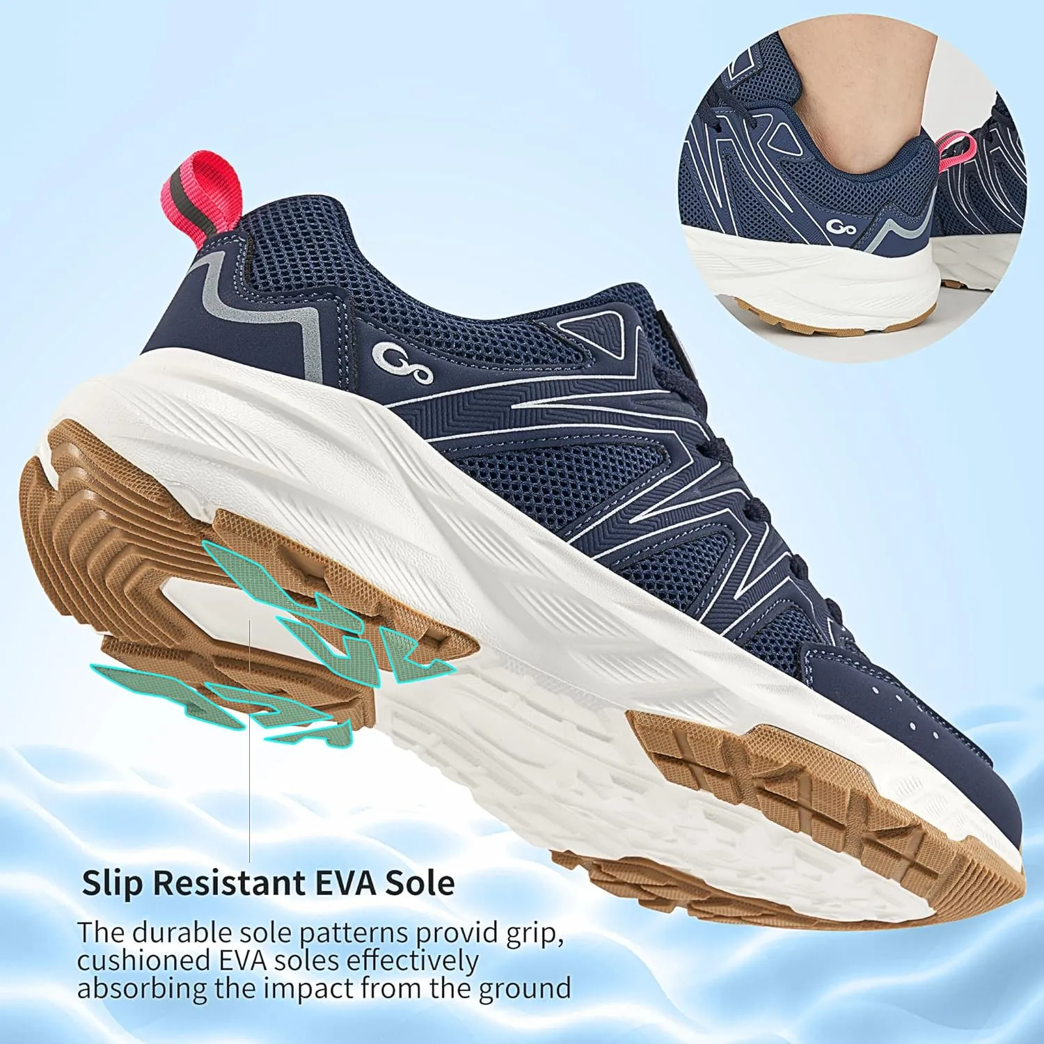 Ablanczoom Womens Sneakers Walking Shoes