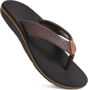 AEROTHOTIC Flip Flops Arch Support Womens – Slip On Recovery Plantar Fasciitis Relief Orthotic Slippers – Lightweight Thong Cushioning Sandals Women – Indoor Outdoor Beach Yoga Mat Footbed Footwear