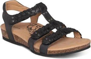 Aetrex Women's Reese Orthopedic Gladiator Sandals for Women - Adjustable Womens Sandals with Removable Center Strap