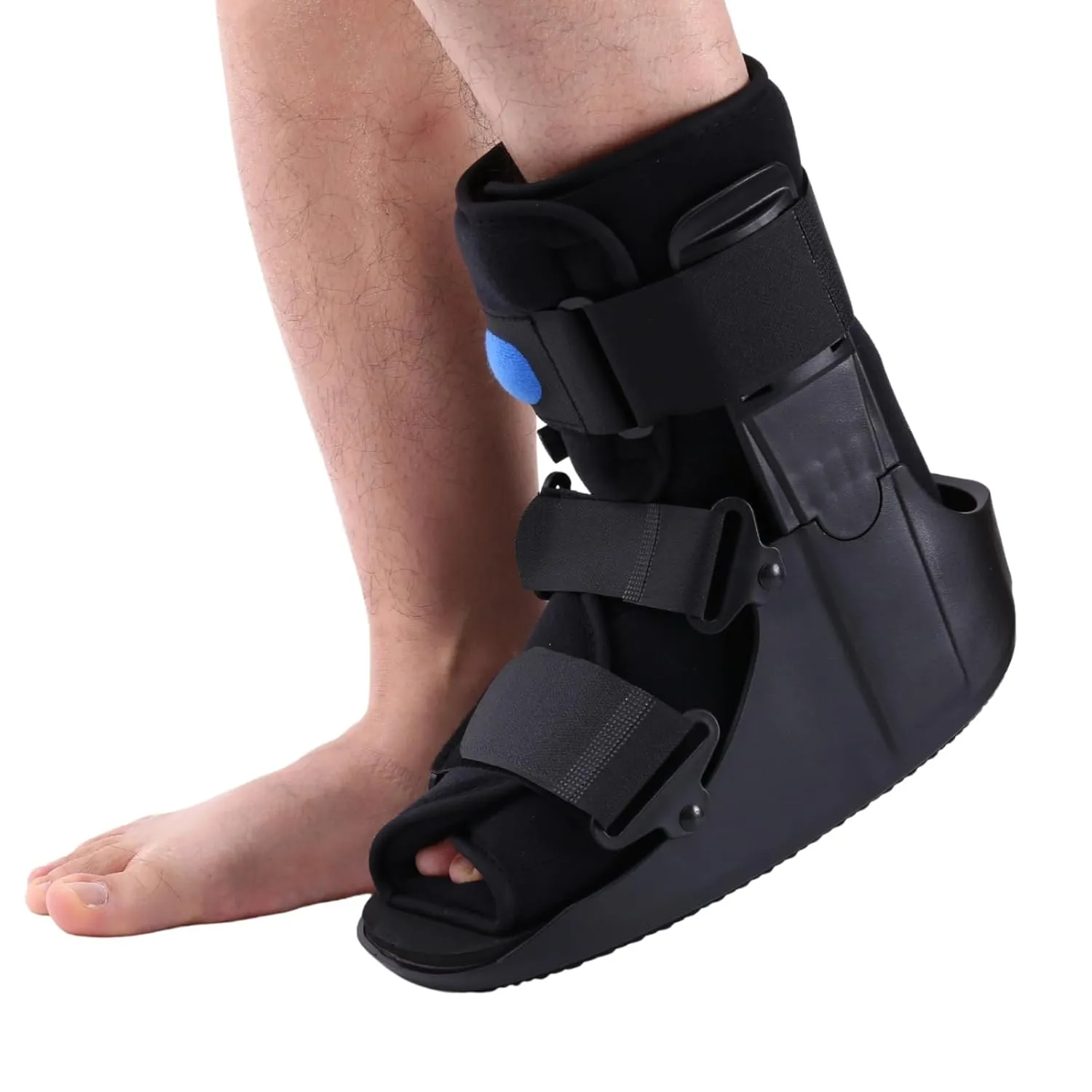 Air Cam Walking Boot, Short Walker Boot Fracture Boot for Sprained Ankle and Achilles Tendon, Inflatable Orthopaedic Boot for Broken Foot Post-Op Rehab (Large)