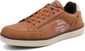 ARRIGO BELLO Mens Casual Shoes Fashion Sneakers Breathable Comfort Classic Lace-Up Low Top Walking Shoes