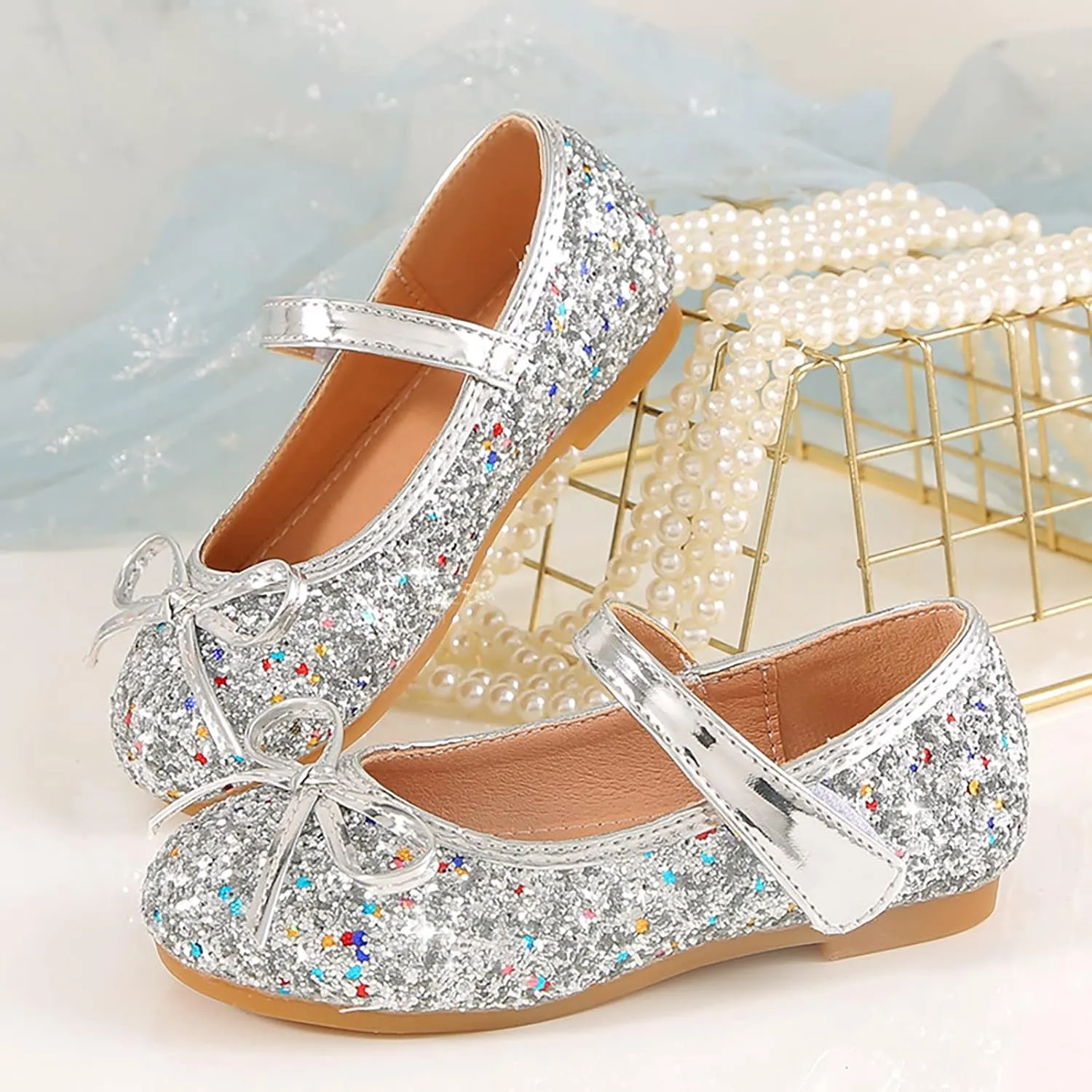 Baby Shoes Infant Baby Soft Sole Walking Shoes Bow Ballet Flats for Girl Wedding Birthday Party Oxford Shoes Loafers