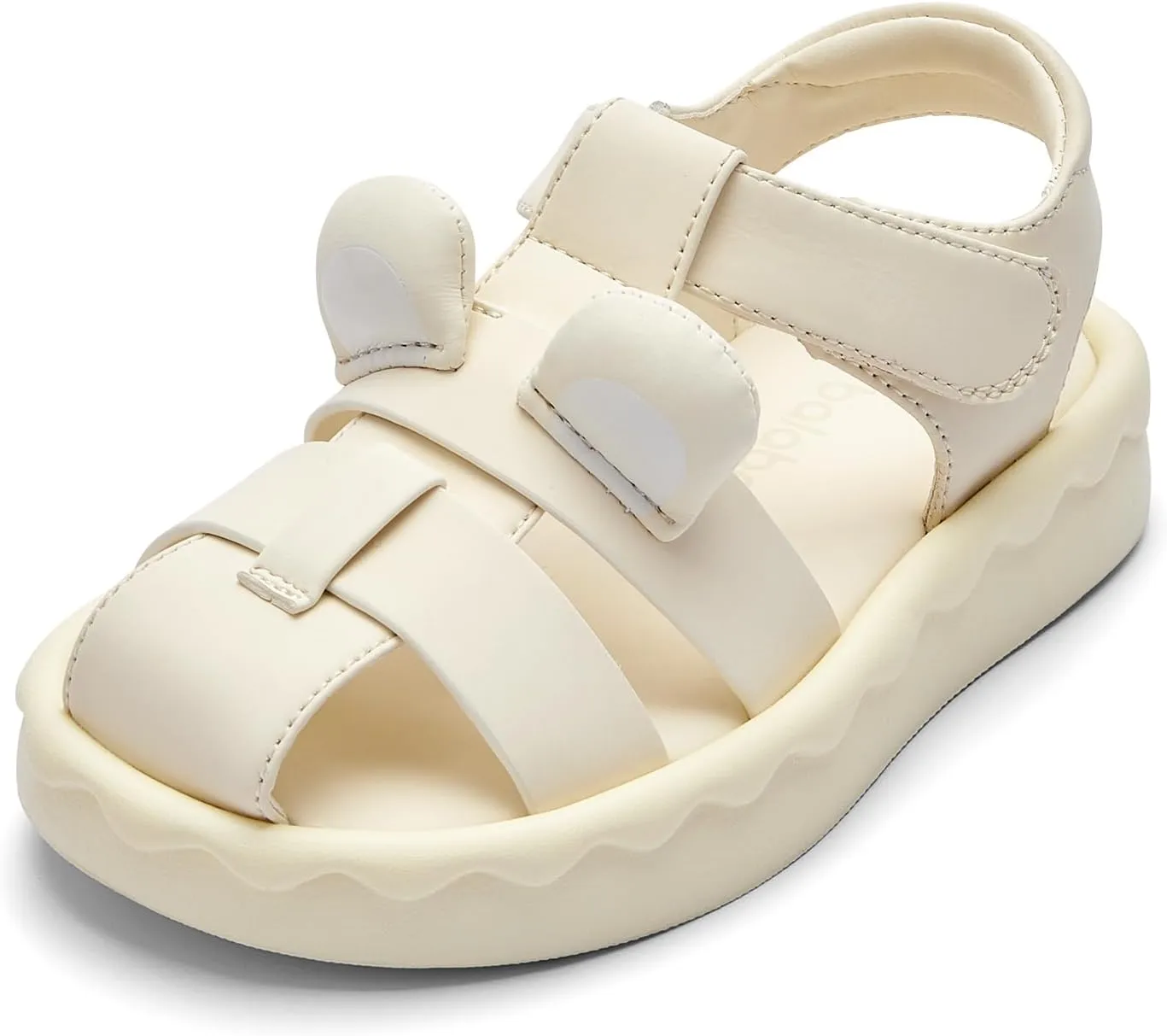 Balabala Toddler Girls Sandals Lightweight Cozy Sandals Cute Summer Shoes with Hook and Loop