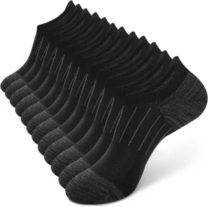 BAMBOO COOL No Show Socks Men Low Cut Ankle Short Socks for Men Casual Athletic Socks with Non Slip Grip