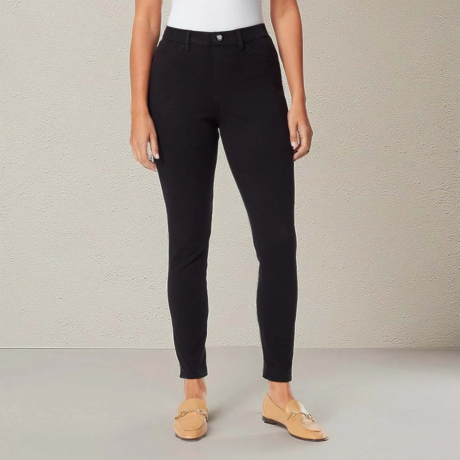 Bandolino Women's Bella All Day Comfort Pull on Knit Denim Legging