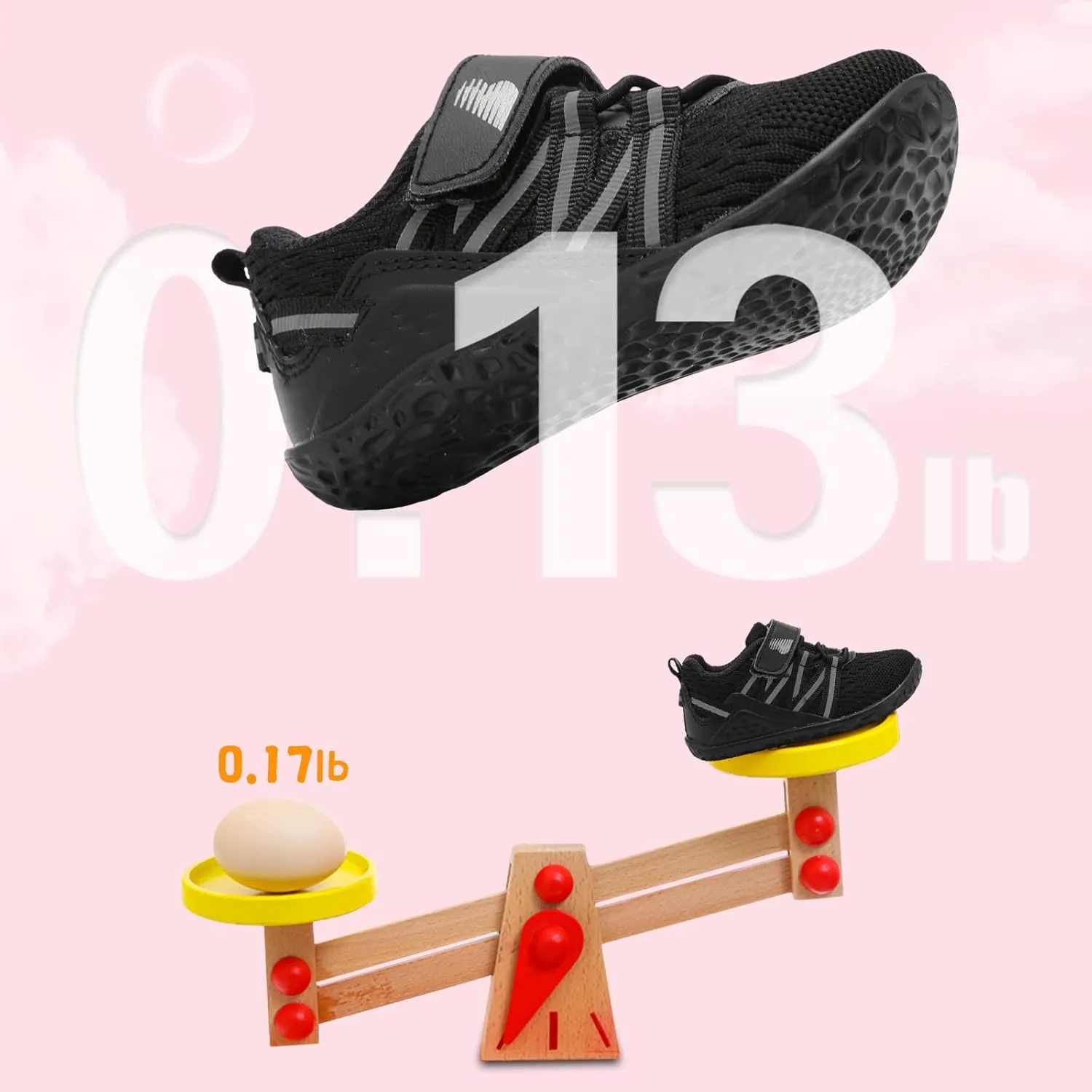 BARERUN Baby Sneakers Toddler Shoes Soft Anti-Slip Sole Newborn First Walkers Infant Toddler Breathable Athletic Running Shoes