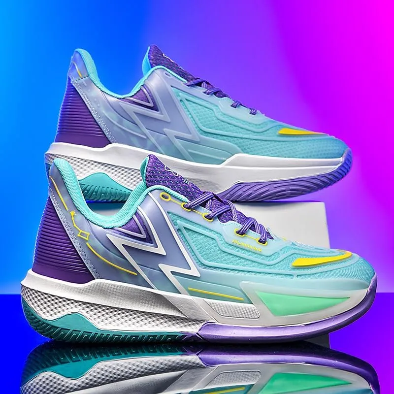 Basketball Shoes for Women Men Fashion Sneakers Breathable Comfortable Colorful Sport Non Slip Shoe