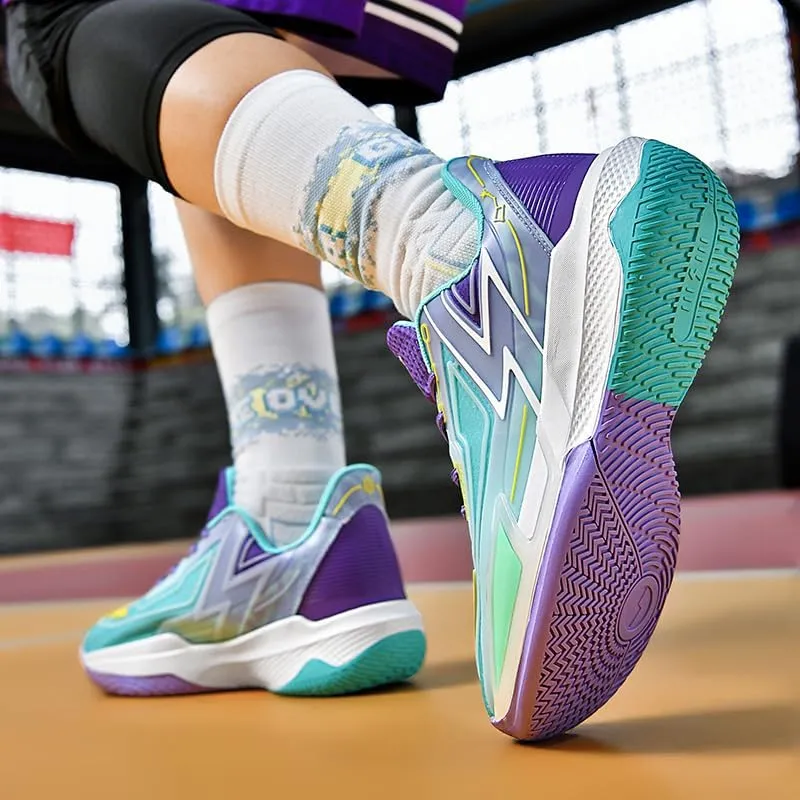 Basketball Shoes for Women Men Fashion Sneakers Breathable Comfortable Colorful Sport Non Slip Shoe