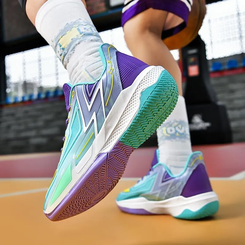 Basketball Shoes for Women Men Fashion Sneakers Breathable Comfortable Colorful Sport Non Slip Shoe