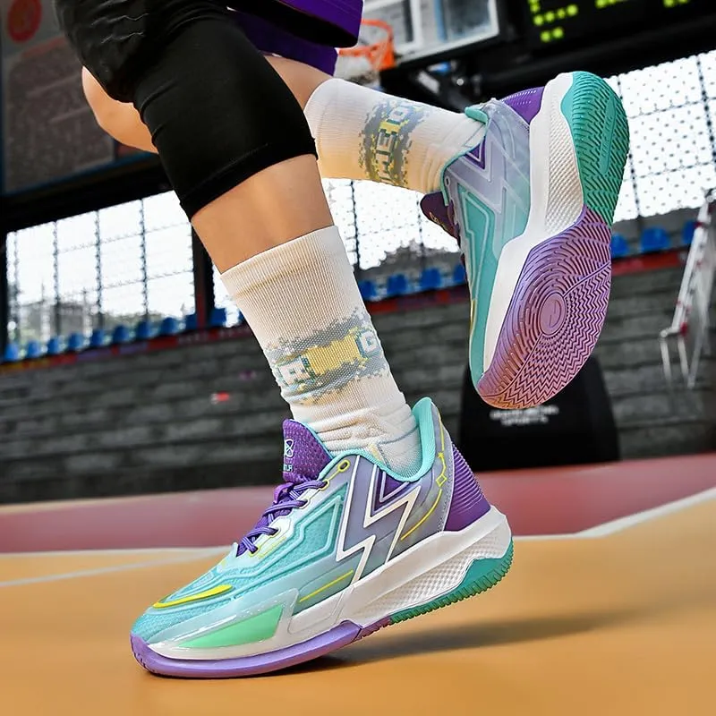 Basketball Shoes for Women Men Fashion Sneakers Breathable Comfortable Colorful Sport Non Slip Shoe