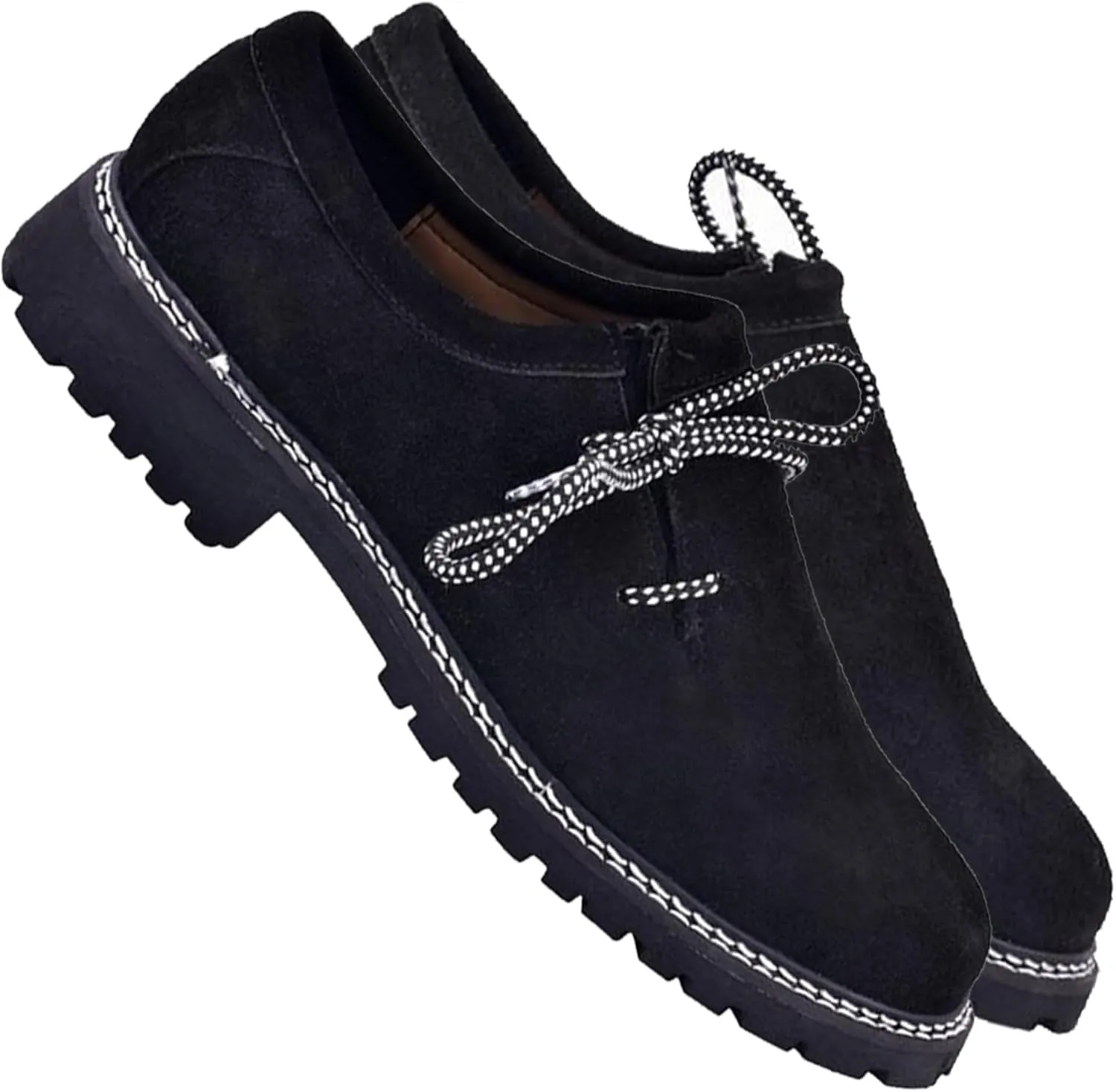 Bavarian Shoes Oktoberfest Costume German Boots Western Shoes Leather Shoes for Men Party Feetwear