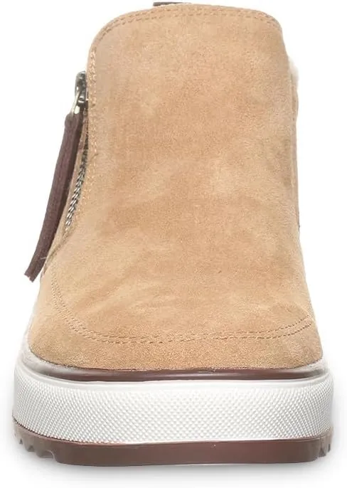 BEARPAW Women's Amanza Bootie | Classic Suede Zipper Boot | Comfortable Winter Boot | Multiple Colors & Sizes