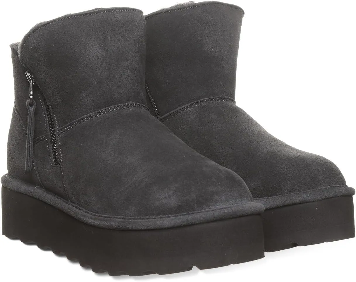 BEARPAW Women's Retro Maren Boot | Classic Suede Slip-On | Comfortable Winter Footwear | Multiple Colors & Sizes