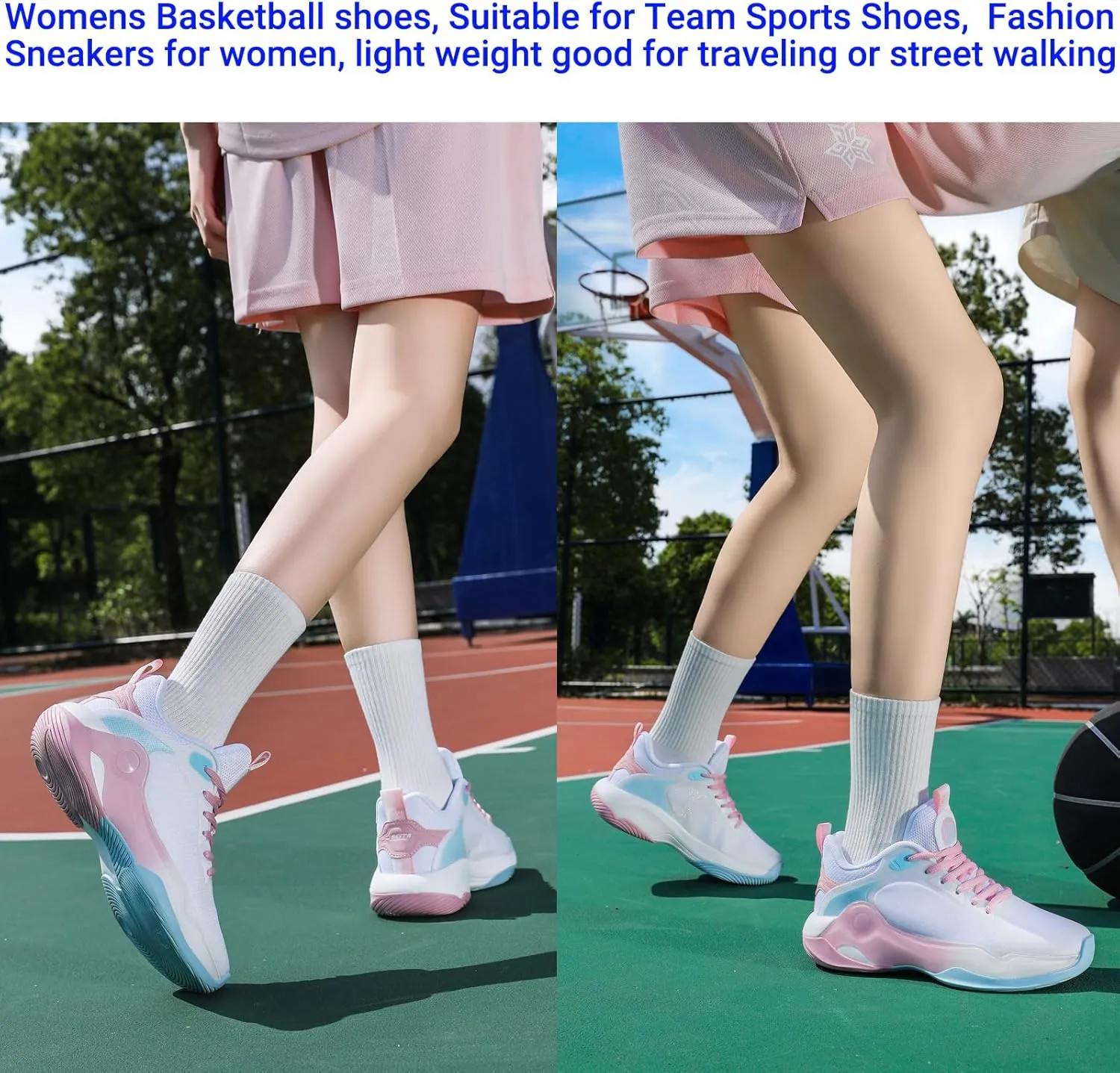 Beita Basketball Shoes for Women Fashion Sneakers Sport Shoes Anti Slip Breathable