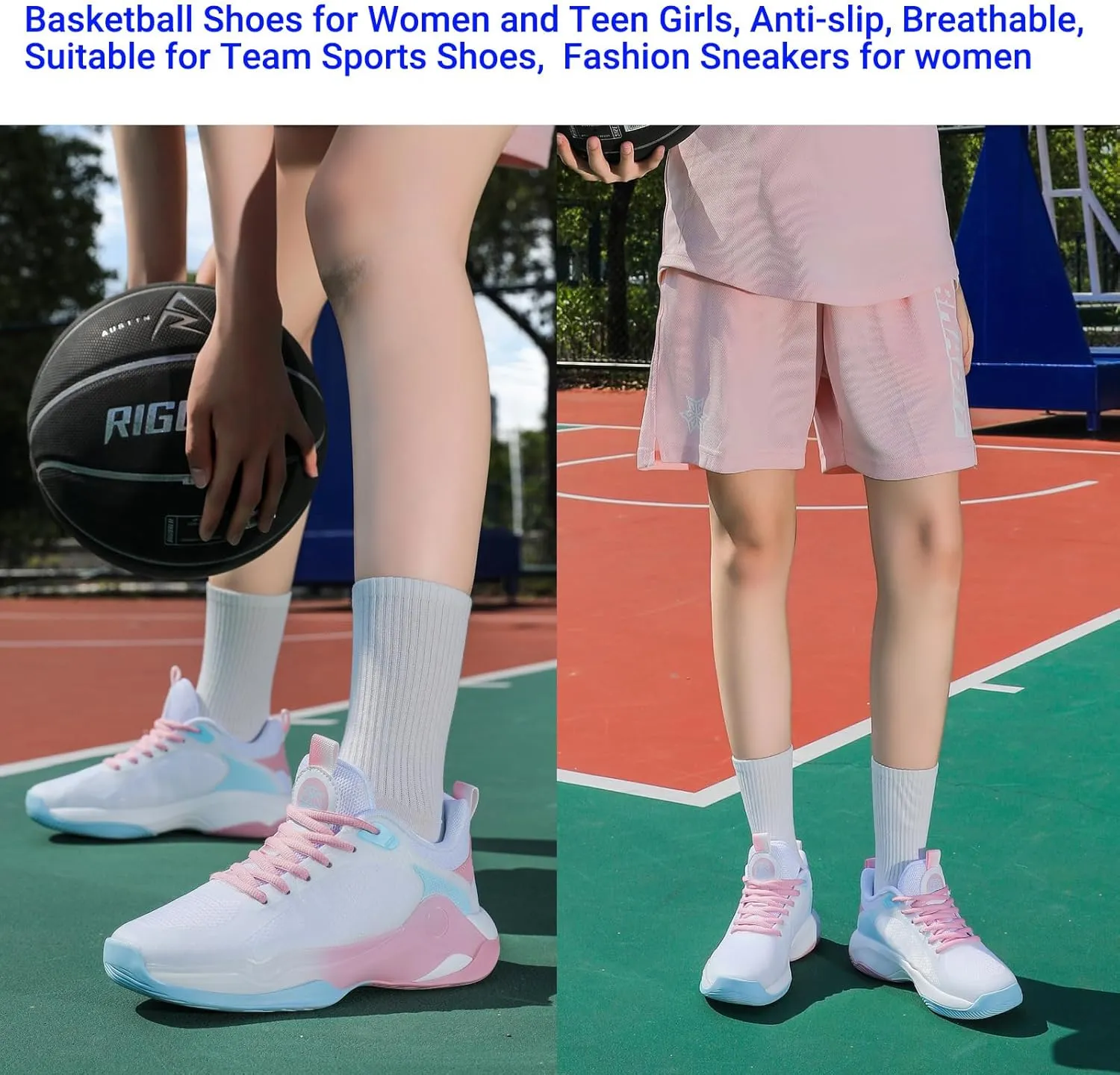 Beita Basketball Shoes for Women Fashion Sneakers Sport Shoes Anti Slip Breathable