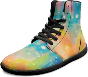 Binienty Men's Wide Barefoot Shoes High Top Minimalist Sneakers Anti Skid Zero Drop Sport Shoes US 6-14