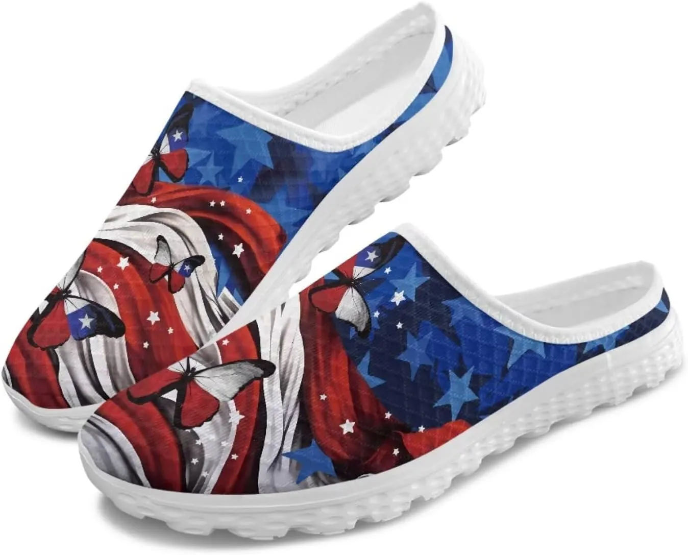 Binienty Mule Sneakers for Women Soft EVA Sole Anti-Slip Garden Clogs Fashion Slip on Loafers