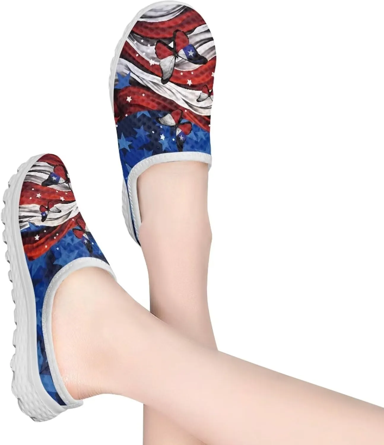 Binienty Mule Sneakers for Women Soft EVA Sole Anti-Slip Garden Clogs Fashion Slip on Loafers