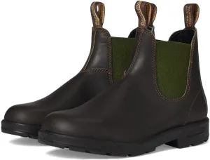 Blundstone Unisex BL519 Stout Brown/Green Mens 7.5 Womens 9.5 Medium