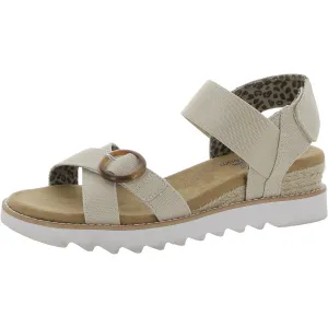 BOBS From Skechers Womens Desert Kiss Hi Ankle Strap Slip On Espadrilles