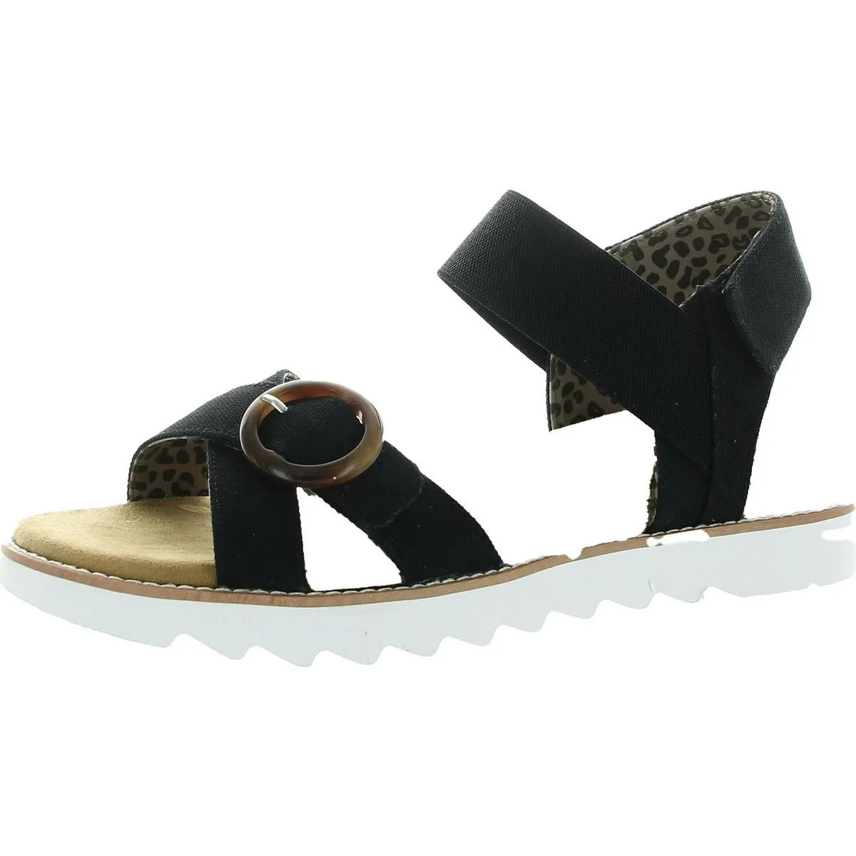 BOBS From Skechers Womens Desert Kiss Hi Ankle Strap Slip On Espadrilles
