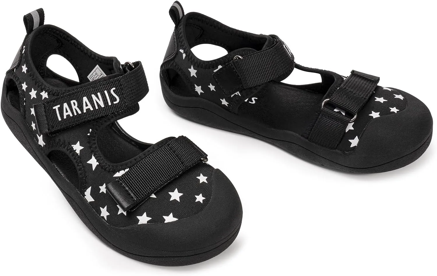 Boy and Girl Toddler Summer Sandals Lightweight Summer Sandals Closed-Toe Stars Shoes with Hook and Loop