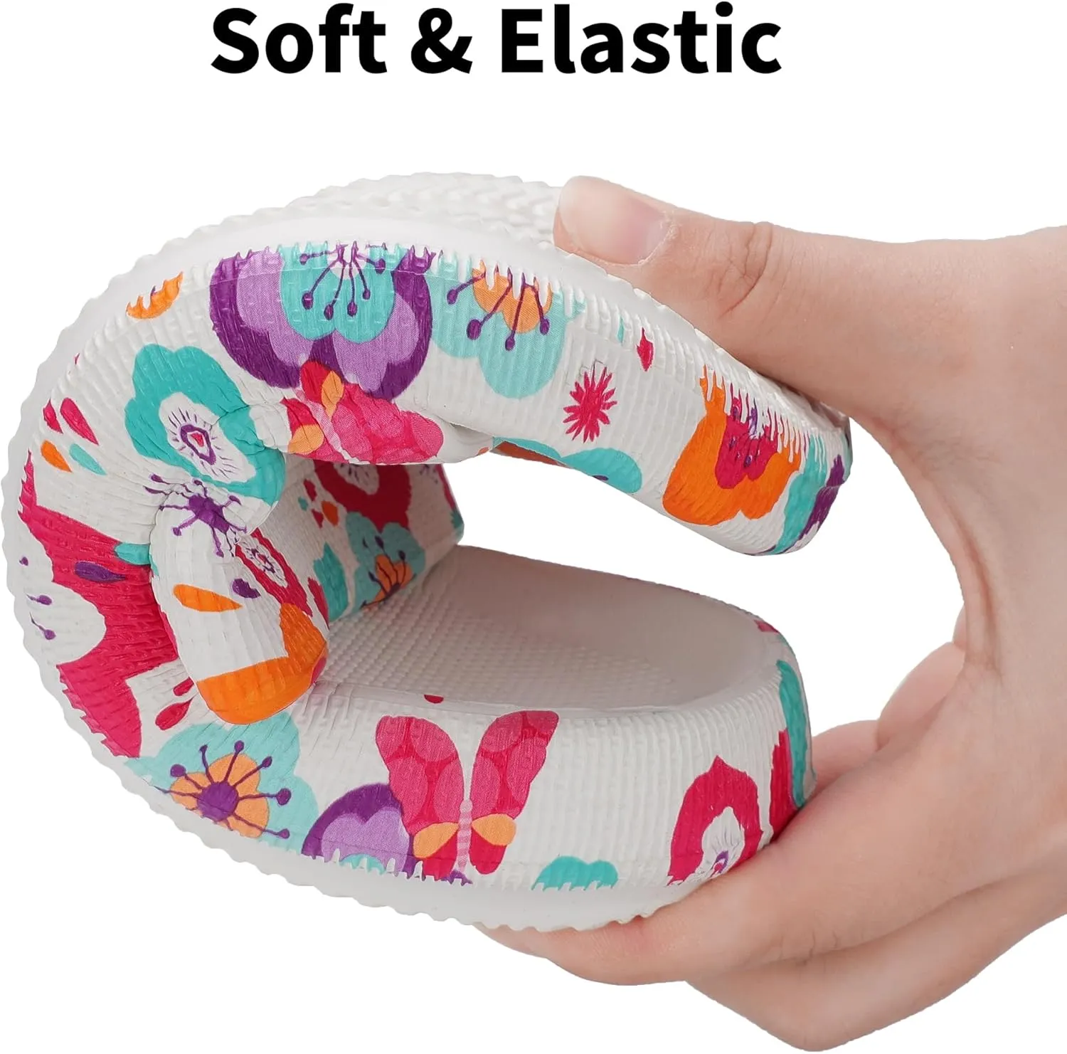Boys and Girls Cloud Slides for Kids – Non-Slip Summer Slippers Lightweight Beach, Pool, and Indoor Shower Sandals