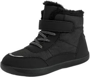 Boys Girls Barefoot Winter Boots With Wide Toe Box Slip Drop Sole Ankle Winter Snow Boots For Toddler//Big Boys Shoes 5