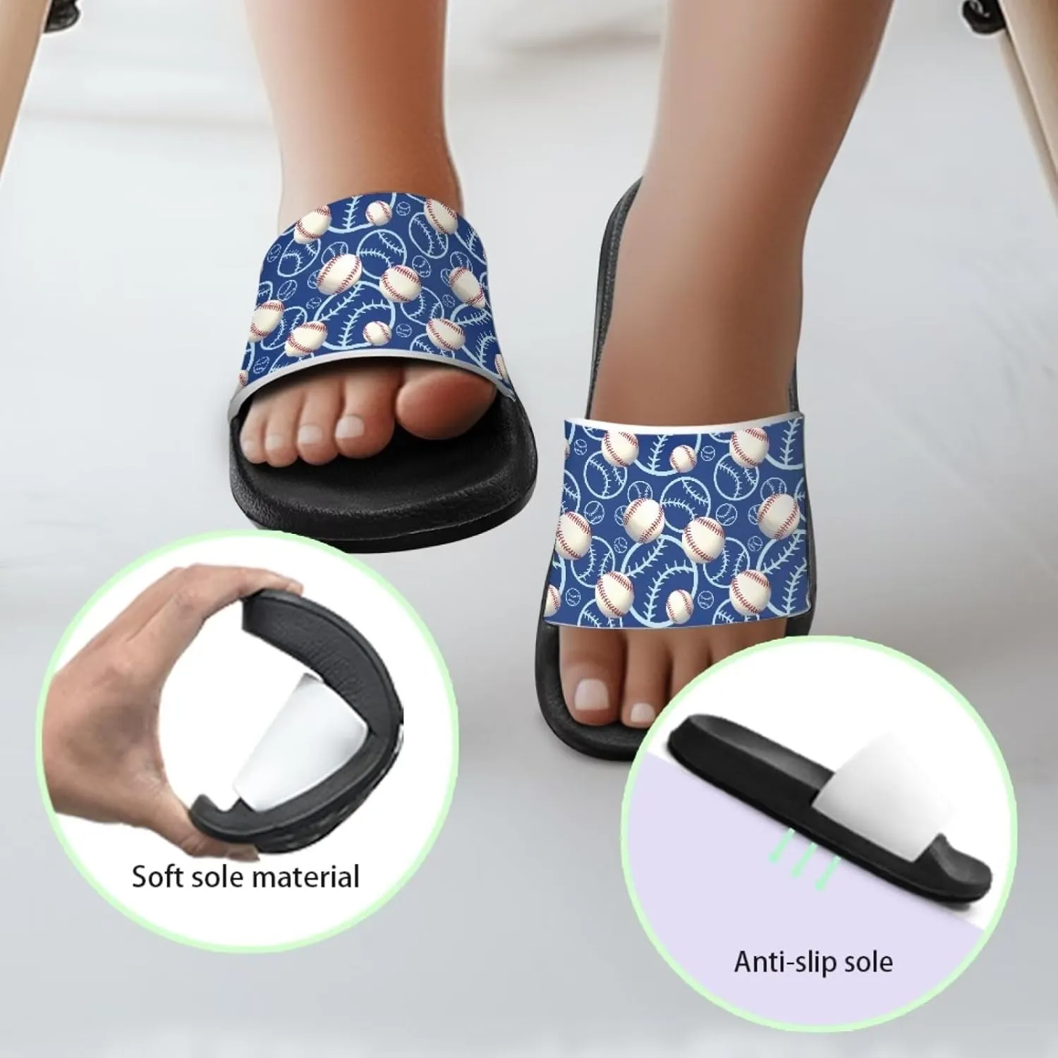 Boys Slides Cool Animal Cloud Slides for Kids Summer House Slippers Beach Sandals