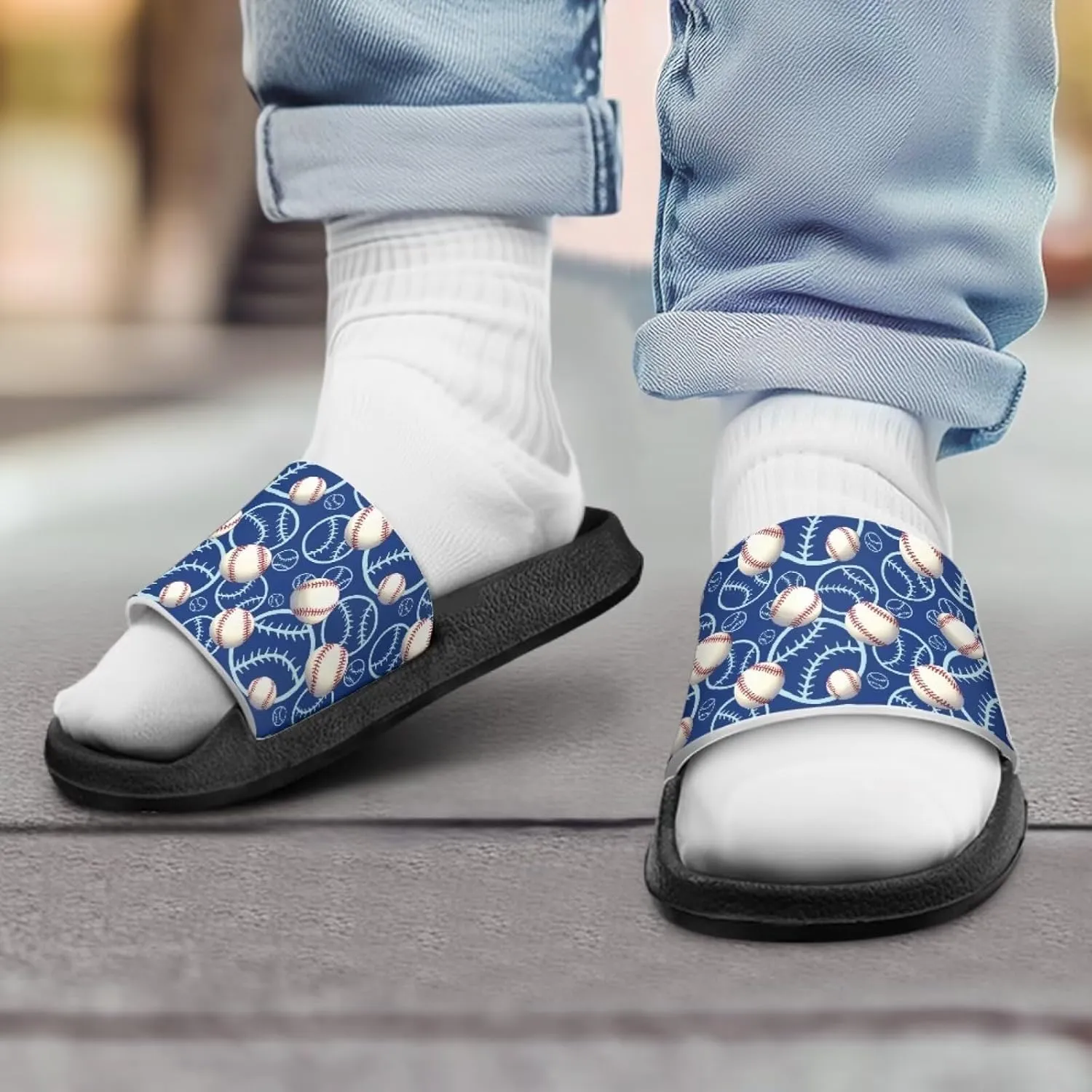 Boys Slides Cool Animal Cloud Slides for Kids Summer House Slippers Beach Sandals