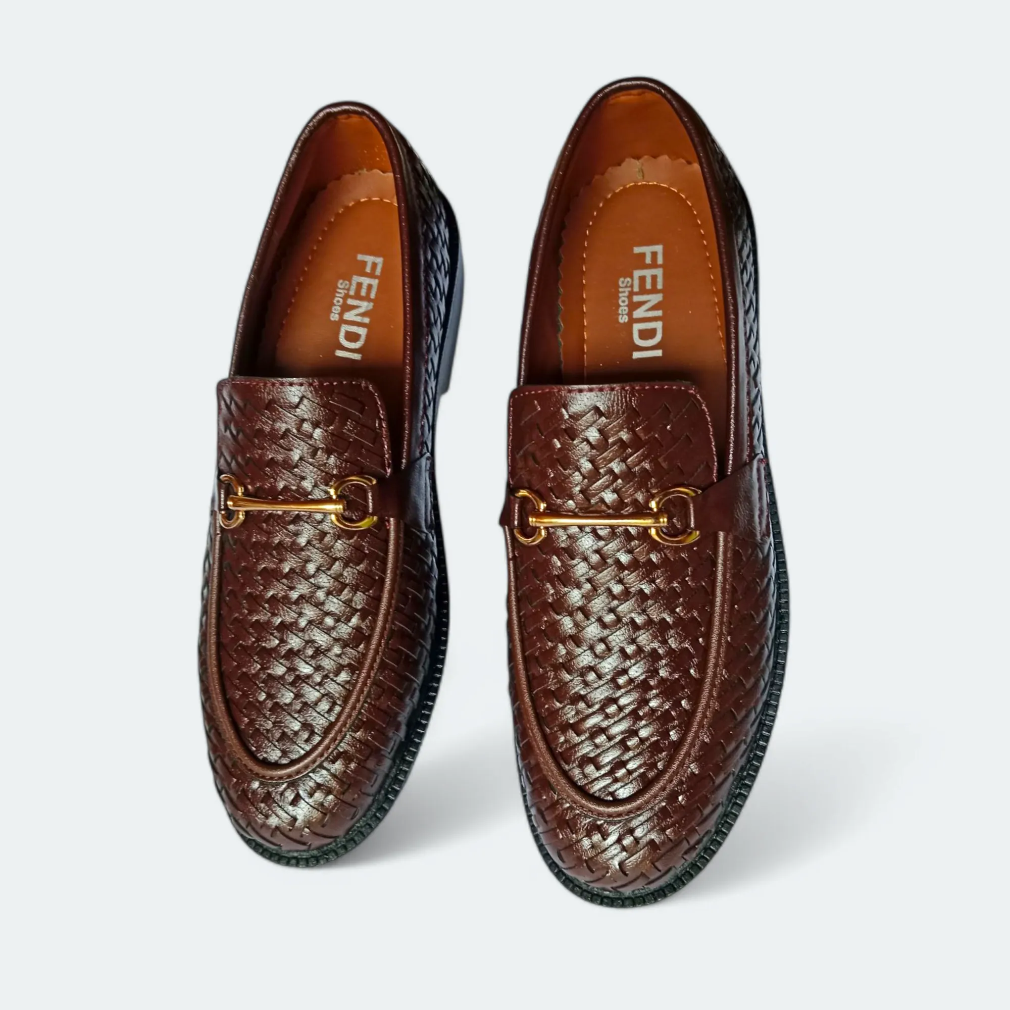 Brown formal shoes| men's highsole premium quality loafers