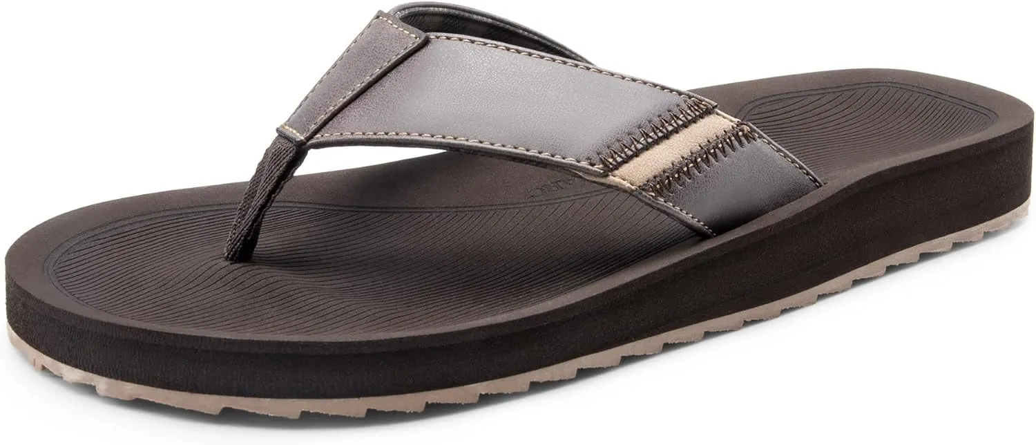 Bruno Marc Men's Beach Flip Flops Thong Sandals Lightweight Soft & Supportive Footbed Summer Shoes