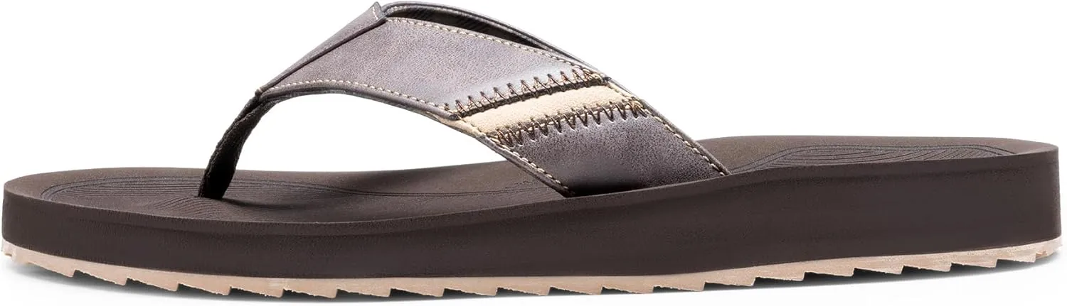 Bruno Marc Men's Beach Flip Flops Thong Sandals Lightweight Soft & Supportive Footbed Summer Shoes