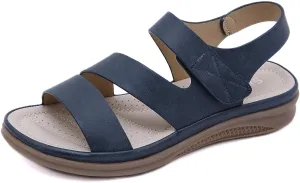 bumuam Womens Hiking Sandals, Non-slip Casual Open Toe Sport Sandal, Lightweight Walking Sandals for Women, Adjustable Strap, Arch Support, for Trekking Camping