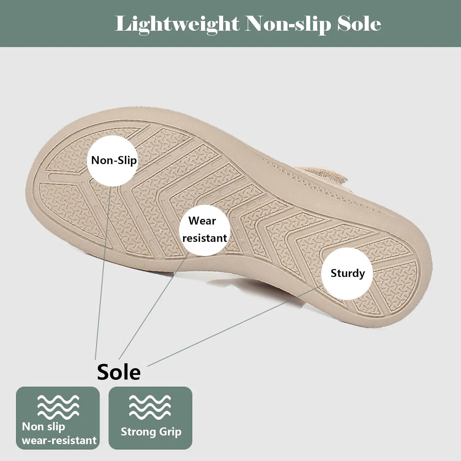 bumuam Womens Hiking Sandals, Non-slip Casual Open Toe Sport Sandal, Lightweight Walking Sandals for Women, Adjustable Strap, Arch Support, for Trekking Camping
