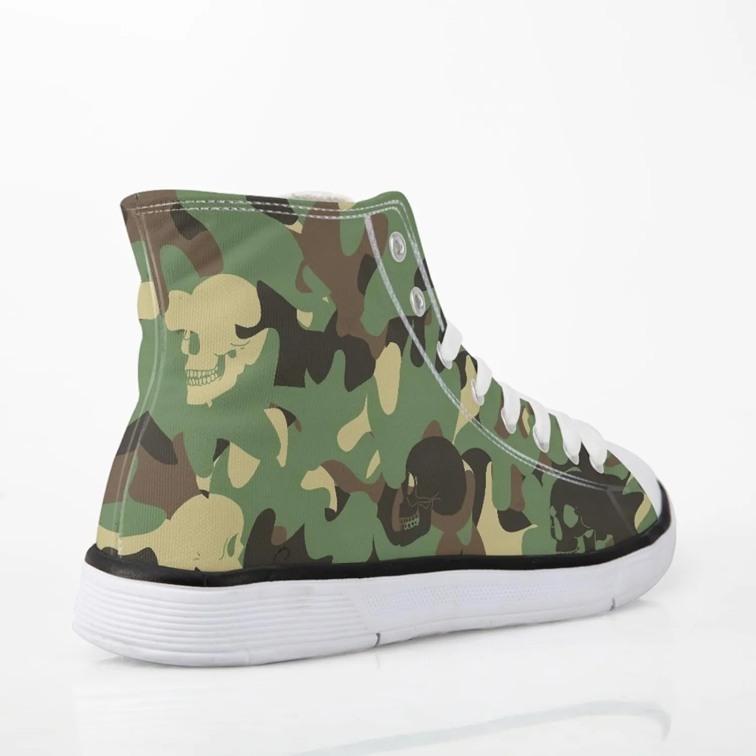 Canvas Shoes for Women High Top Sneakers for Couple Fashion Classic Lace Up Teens Girls Casual Canvas Walking Shoes