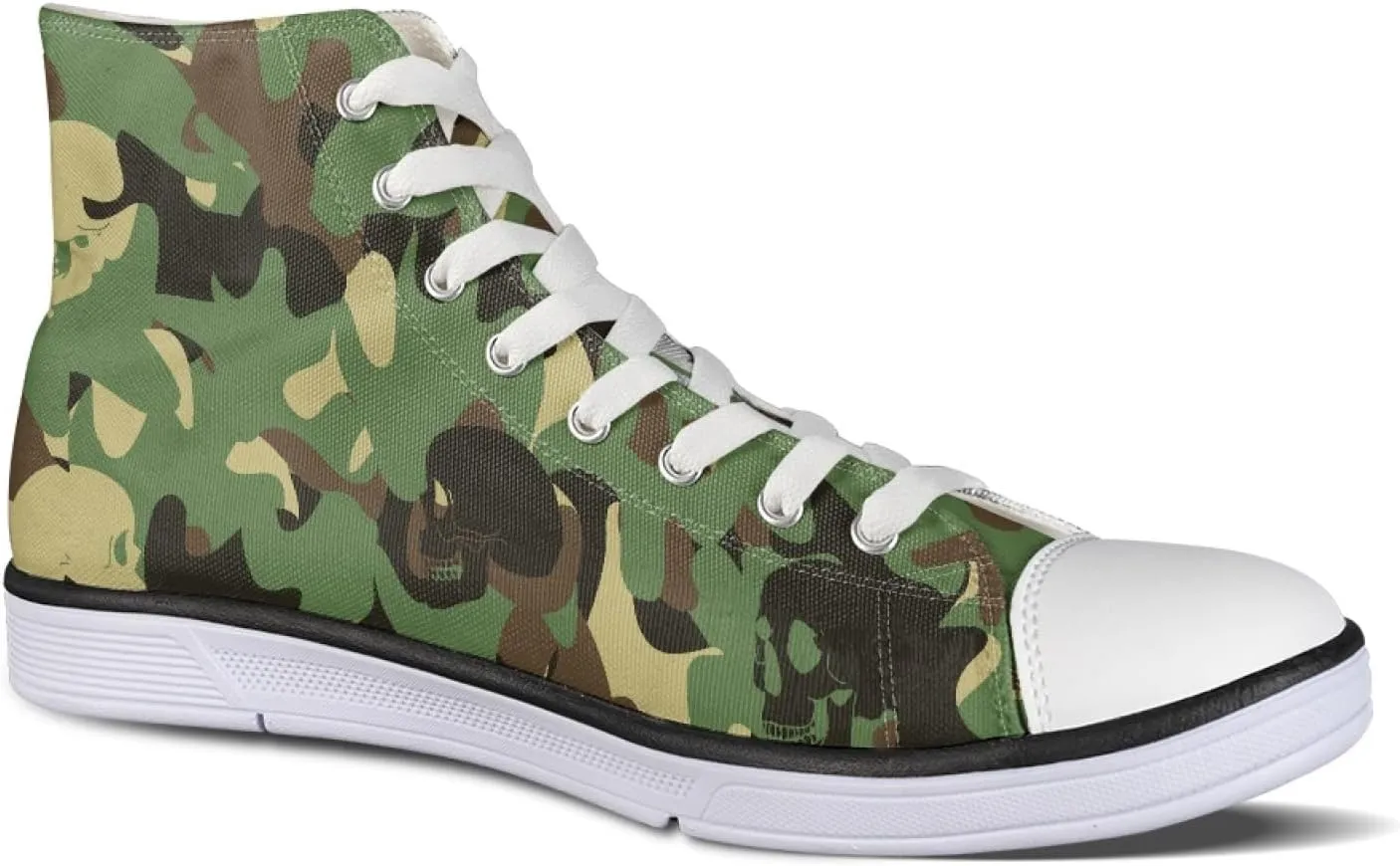 Canvas Shoes for Women High Top Sneakers for Couple Fashion Classic Lace Up Teens Girls Casual Canvas Walking Shoes