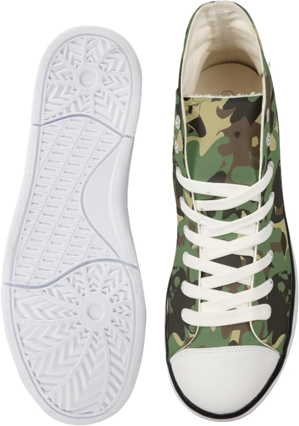 Canvas Shoes for Women High Top Sneakers for Couple Fashion Classic Lace Up Teens Girls Casual Canvas Walking Shoes