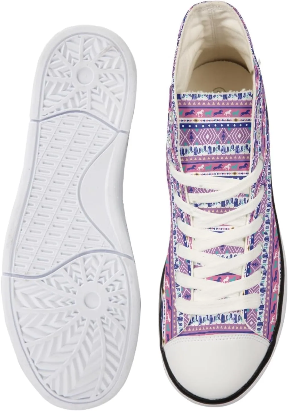 Canvas Shoes for Women High Top Sneakers for Couple Fashion Classic Lace Up Teens Girls Casual Canvas Walking Shoes