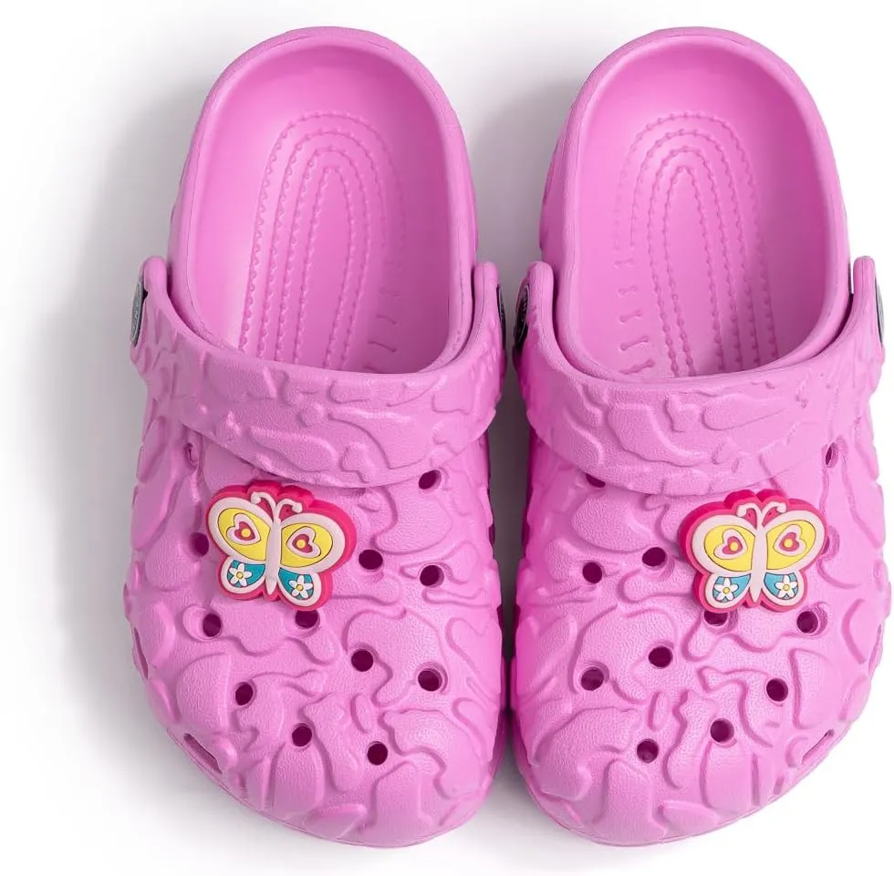 Casazoe Toddler Boys Girls Cute Garden Clogs Kids Slip On Water Shoes EVA Lightweight Summer Slipper Slides Baby Comfort Sandals Children Outdoor Shower Beach Pool Play Shoes