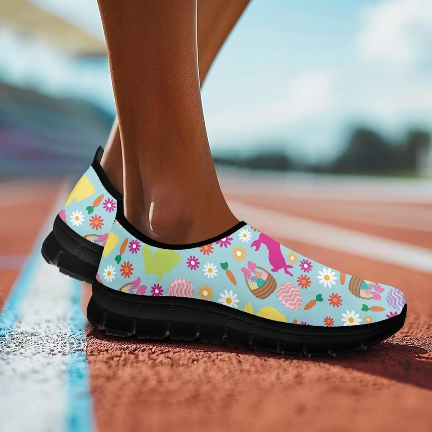 Casual Shoes for Women Slip On Shoes Breathable Lightweight Gym Shoes