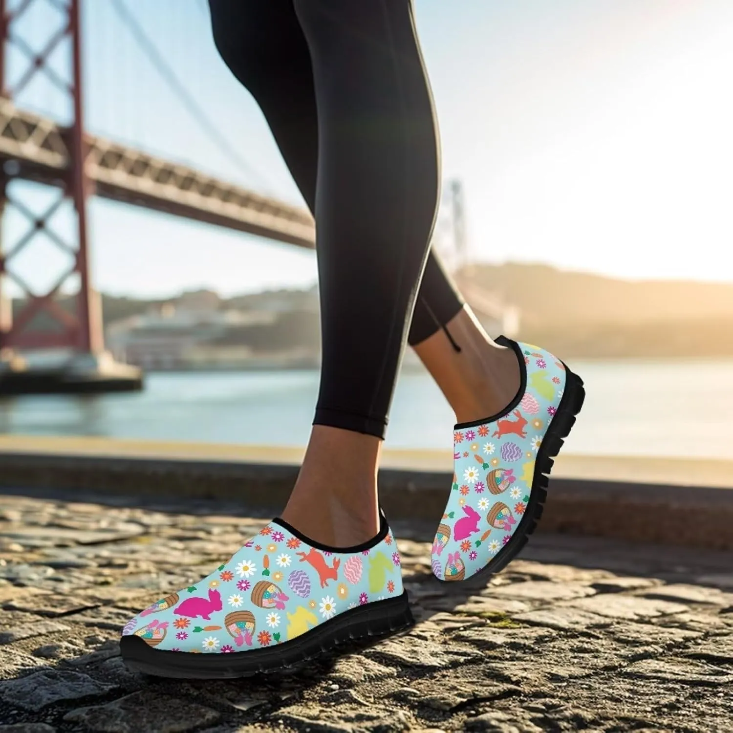 Casual Shoes for Women Slip On Shoes Breathable Lightweight Gym Shoes