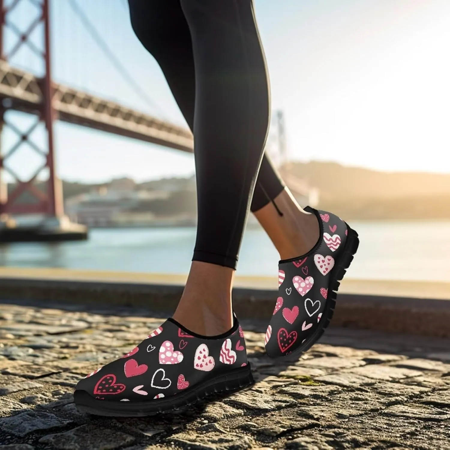 Casual Shoes for Women Slip On Shoes College Lightweight Breathable Walking Shoes