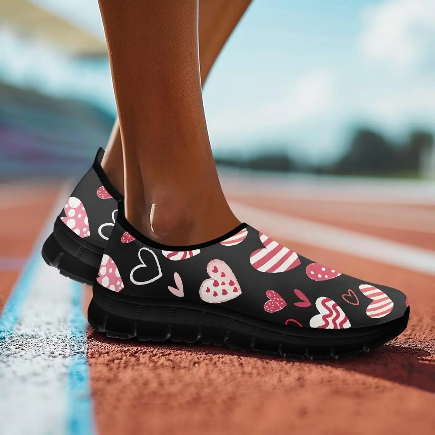 Casual Shoes for Women Slip On Shoes College Lightweight Breathable Walking Shoes