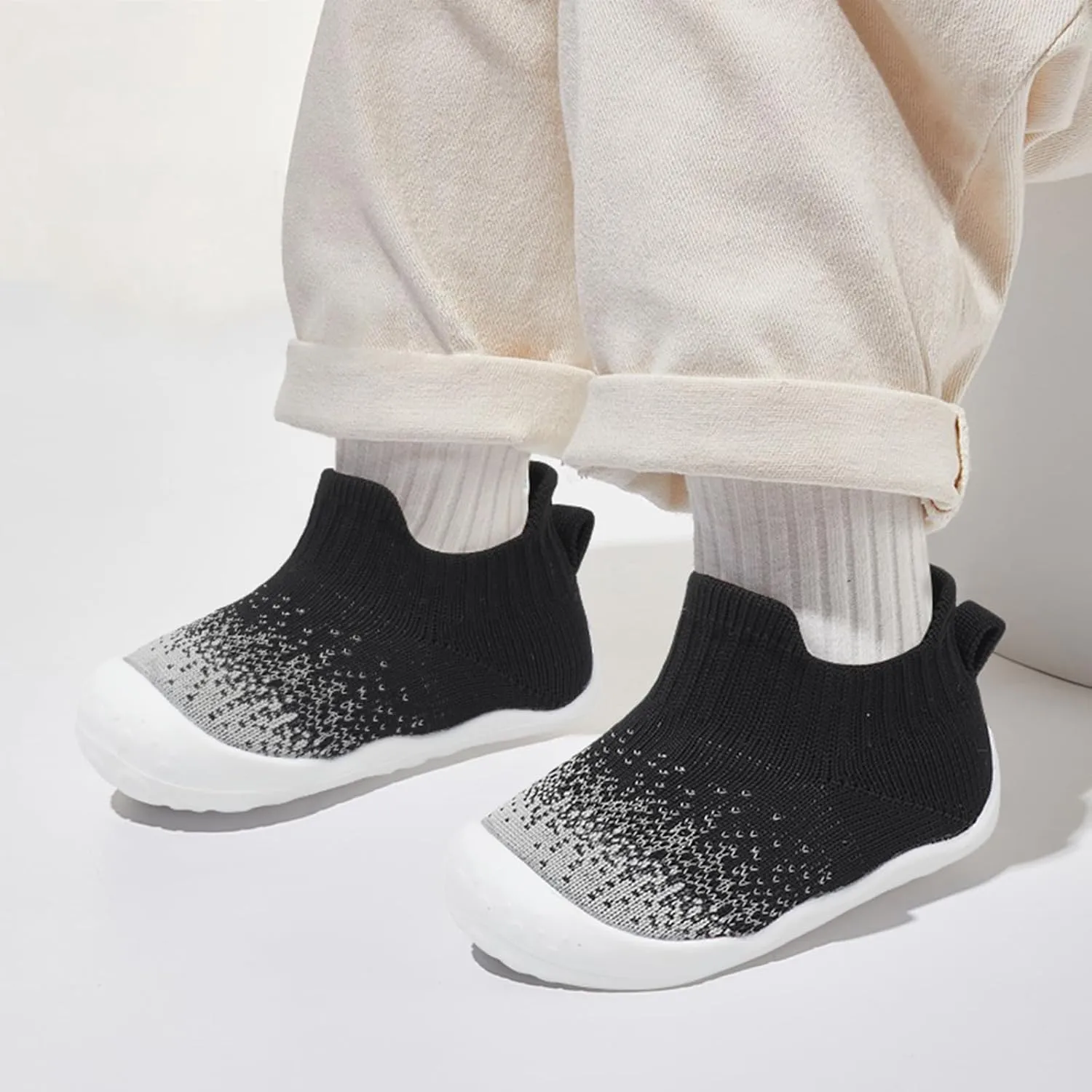 Centipede Demon Baby Shoes Baby Boys Girls Sock Shoes Breathable Infants Toddlers Slippers Indoor Outdoor Boots First Walking Shoe Slip On Sneakers Non Slip with Soft Rubber Soles