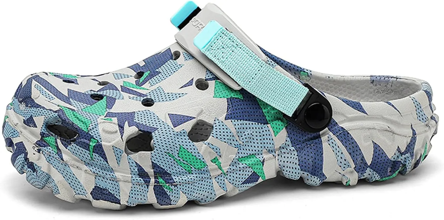CERYTHRINA Unisex Adult Clogs Herren Damen Leichte Eva rutschfest Lüftung Sommer Mode Sandalen Weiche Sohle Gartenschuhe Beach Aqua Slippers