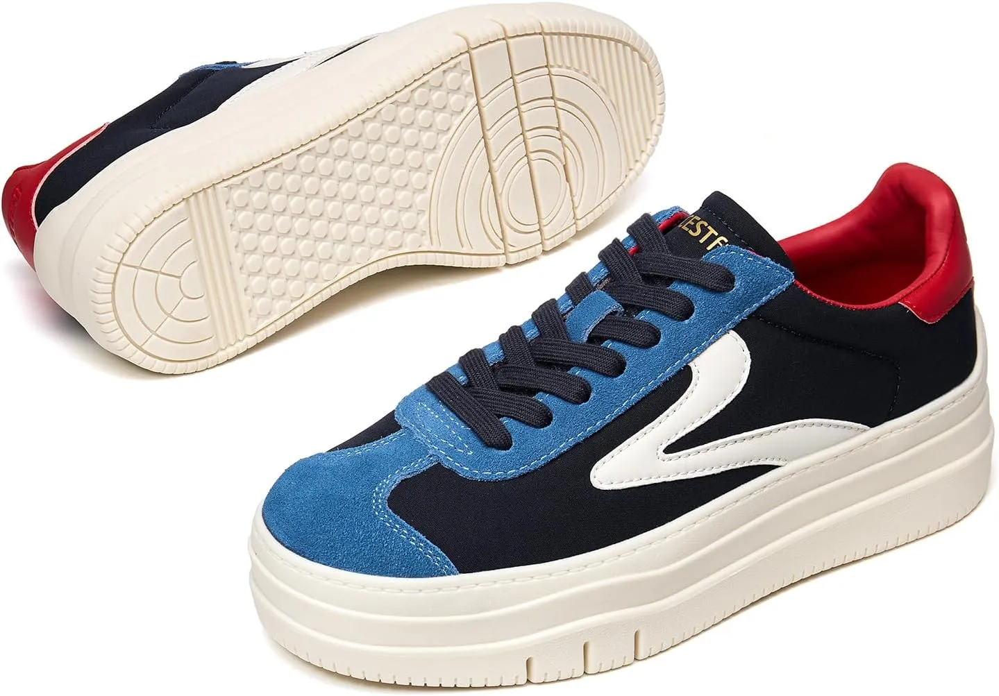 Cestfini Platform Sneakers for Women Fashion Sneakers Comfortable Tennis Shoes Casual Walking Shoes