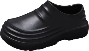 Chef Shoes for Men Lightweight & Waterproof Non Slip Healthy Clogs Comfortable Oil Resistant Kitchen Garden Nurse Beach Shoes